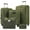 Army Green, variant on EUROCO 5 Piece Softside Luggage Set,Expandable Suitcase Set with Duffel Bag,TSA Lock and Spinner Wheels,Lightweight Suitcase for Men Women,Dark Blue