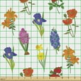 thumbnail image 2 of Floral Sofa Upholstery Fabric by the Yard, Repeating Pattern of Various Flowers Rose Hibiscus Lilac Calendula Hyacinth Lavender, Decorative Fabric for DIY and Home Accents, Multicolor by Ambesonne, 2 of 5