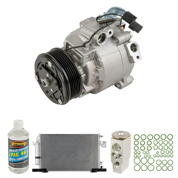 A/C Kit w/ AC Compressor Condenser & Drier For Mitsubishi Lancer Outlander & Outlander Sport 4-Cyl Non-Turbo - BuyAutoParts