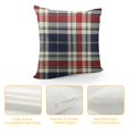 thumbnail image 4 of Chilfamy 4th of July Plaid Pillow Covers Patriotic Decorations Blue Red Buffalo Plaid Independence Day Decorative  Throw Pillow Cases Holiday Cushion Cases Sofa Couch Bed Decor White, 4 of 5