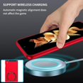 thumbnail image 4 of Magnetic Phone Case for Samsung Galaxy Z Flip3 Compatible for Magsafe, Military-Grade Shockproof Protective Case with Built-in Magnet Circle for Samsung Galaxy Z Flip 3, MS Red, 4 of 14