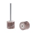 thumbnail image 1 of Rueda de aleta abrasiva Uxcell 120 granos con vástago de 1/8" para herramienta rotativa de óxido de aluminio marrón 8 piezas, 1 of 5