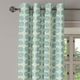 thumbnail image 3 of Ambesonne Grommet Curtain, , 50"x63", Cadet Blue and Pale Yellow, 3 of 5