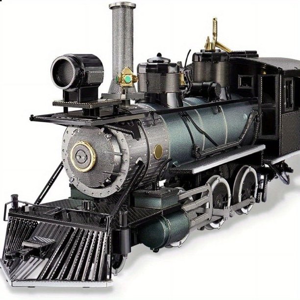 Piececool Puzzle 3D Metal Mogul Train Assembly Model Building Kit