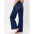 thumbnail image 3 of DOKOTOO Jeans for Women High Waisted Wide Leg Jeans Trendy Stretchy Denim Pants with Slanted Pockets Comfort Baggy Straight Leg (Plus Sizes Available), 3 of 10