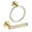 Gold, variant on ABPETE Gold Toilet Paper Holder, Brushed Gold Towel Ring, Hand Towel Holder Toilet Paper Roll Holder Wall Mount Bathroom Accessories, Modern SUS 304 Stainless Steel Bathroom 2 Set