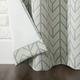 thumbnail image 5 of Sun Zero Kenwood Chevron Blackout Grommet Curtain Panel, 40" X 95", Stone Gray, 5 of 8