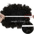 thumbnail image 4 of SAYFUTShort Afro Kinky Curly  Hair Wigs for Women Synthetic Hair Extension Short Curly Afro Wigs Full Head Ponytail Hairpieces,X-Large 120G, 4 of 7