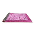 thumbnail image 2 of Ahgly Company Indoor Round Animal Pink Traditional Area Rugs, 4' Round, 2 of 4