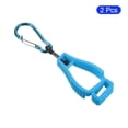 thumbnail image 4 of Uxcell Glove Keeper, Gloves Helmet Grabber Catcher Clips Holder, Sky Blue 2 Pack, 4 of 5