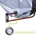 thumbnail image 3 of Housse de Vélo Imperméable Protecteur de Vélo Extérieur Intérieur avec Trou de Verrouillage (Argent), 3 of 7