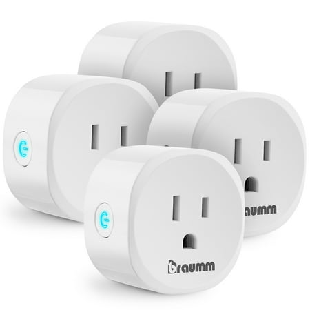 Braumm P11 WiFi Smart Plug, ETL Listed 10A 1200W Wireless Mini Remote App Control Outlet Socket with Timer for lamps, lights, coffee makers, Compatible with Alexa and Google Assistant Voice (Best Camping List App)