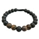 thumbnail image 1 of Minnieouse Pulseras a juego de moda, difusora de rocas de negra mate ajustable, cuentas de oración, accesorios para mujeres, regalos para Ropa, zapatos y accesorios Miscelánea Ojo de tigre mate Minnieouse AP008879-04, 1 of 6