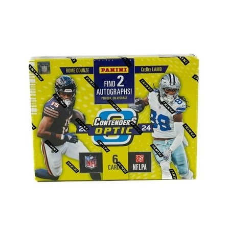 NFL 2024 Contenders Optic Football Trading Card HOBBY Box (6 Card)
