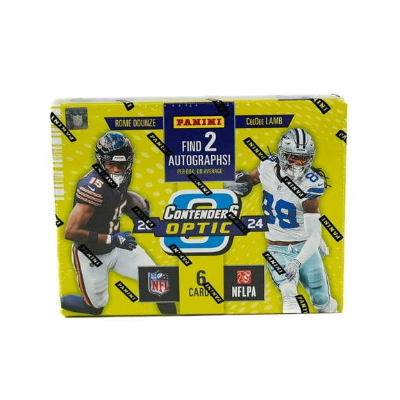 NFL 2024 Contenders Optic Football Trading Card HOBBY Box (6 Card)