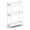 White, variant on HIOHA 3-Tier Slim Utility Cart, Mobile Rolling Storage Organizer with Lockable Wheels for Kitchen, Bathroom, Laundry and Office,Black