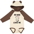 thumbnail image 3 of Inktastic My Nani Loves Me Girls Girls Long Sleeve Baby Bodysuit, 3 of 5