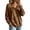 Coffee -BY28, variant on Dwellite Womens Knit V Neck Sweater Long Sleeve Fall Tops Lightweight Basic Pullover Tops White XL
