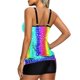 thumbnail image 2 of Plus Size Women Padded Swimwear Tankini Set Swimsuit Bathing Suit, 2 of 3