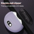 thumbnail image 4 of Happydeer Automatic Electric Nail Clipper with LCD Digital Display 3-Speed Adjustable Fingernail Trimmer with LED Light Rechargeable Electric Nail Cutter for Babies Kids Adults Elderly, 4 of 13