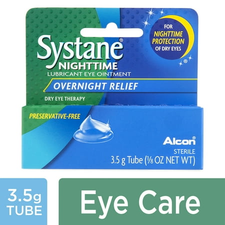 SYSTANE Lubricant Eye Ointment, Nighttime dry eye therapy, 3.5 g