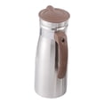 thumbnail image 2 of Jarra de agua fría de acero inoxidable de 1,0 L, recipiente para bebidas para uso diario, resistente a roturas, versátil, de 3,3 x 9 pulgadas con asa Marrón, 2 of 8