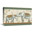 thumbnail image 1 of Global Gallery's 'Elephant Walk I' by Daphne Brissonnet Stretched Canvas Wall Art, 1 of 4