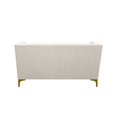 thumbnail image 3 of Sofá 2 cuerpos Navarra pata dorada - Beige Weik Contemporáneo, 3 of 6