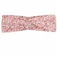 thumbnail image 1 of Watercolor Headband, Bird on Tree Branch Floral Swirls Curves Little Dots Wildlife, Elastic and Soft Women's Bandana for Sports and Everyday Use, Grey Red Coconut, by Ambesonne, 1 of 3