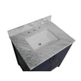 thumbnail image 6 of California 30" Bathroom Vanity with Royal Blue Cabinet and Carrara Marble Top, 6 of 6