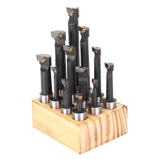 Fresa de mandrilar, 12 piezas, tipo F1, accesorio de hardware de mandrilar, herramienta de mandrilar, artesanía superior
