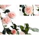 thumbnail image 4 of Flores artificiales perfecl 6 Pies Tres Rosado Decoración para Hogar, 4 of 8