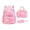 Pink, variant on HJYCHN Girl Backpack Gradient Heart Star Print 3Pc Set with Lunch Bag Pencil Case Back to School Supplies for Kids and Backpack for Boys Pink