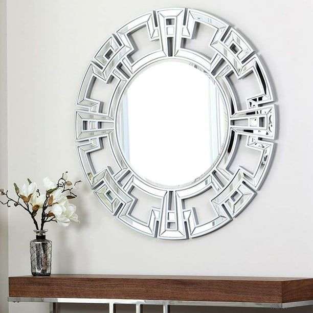 Large Decorative Mirror 32 Round, Large Wall Mirror For Living Room