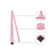 thumbnail image 3 of CORBATA DE HOMBRE DE RAYAS NARROW SÓLIDAS INSPIRAR CHIC PARA EL DÍA DEL PADRE TRAJE DE GRADUACIÓN CORBATAS FORMAL ROSA, 3 of 5
