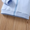 thumbnail image 5 of GYRATEDREAM Girls Hooded Jacket Butterfly Zip Coat Little Girls Jacket Lightweight Adorable Outerwear For Spring & Autumn for 4-5Y Blue, 5 of 9