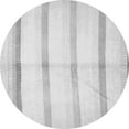 thumbnail image 1 of Ahgly Company Indoor Round Solid Gray Modern Area Rugs, 3' Round, 1 of 4