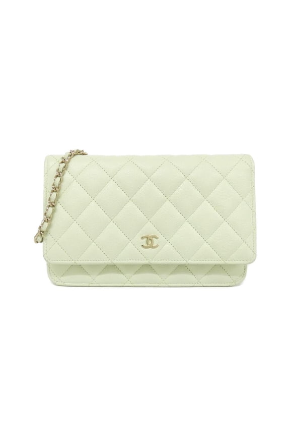 Pre-Owned Chanel Timeless Classic Line AP0250 Wallet Chain