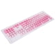 thumbnail image 2 of 104 Uds. Tapas de teclas proceso de teñido blanco rosa apariencia mate teclas PBT para teclado mecánico de 61/87/104 teclas, 2 of 5