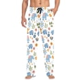 thumbnail image 5 of Cartoon Giraffes Elephants Men's Pajama Pants Cotton Long Sleepwear Lounge Pants S, 5 of 7