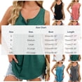 thumbnail image 3 of Utoimkio Tank Tops for Women Summer V Neck Sleeveless Henley Shirts Button Up Loose Fit Pleated Flowy Tunic Tops Size S-XXL, 3 of 9