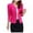 Hot Pink, variant on Cardigan For Women Trendy Long Applique Suit Long Sleeve Breasted Double Bow Fashion Short Blouse Work Formal Solid Collor Shrugs