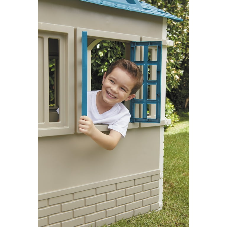 Little Tikes Cape Cottage Pretend Playhouse for Kids, Indoor Outdoor, with  Working Door and Windows, for Toddlers Ages 2+ Years, Blue