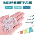 thumbnail image 4 of CIMAXIC 50pcs Transparent Plastic Clips Mini Clothespins Spring Clothing Hangers Photo Clips for Home Office,0.98"X0.12"X0.39", 4 of 5