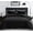 Black-Full, variant on Full Size Black Red Bed-in-a-Bag 7-Piece Down Alternative Bedding Set