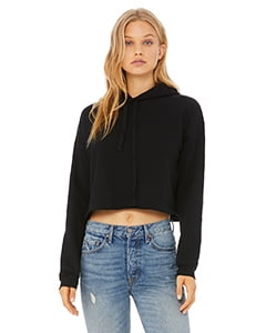 cropped above chest hoodie