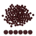 thumbnail image 1 of Uxcell Rhinestone Beads for Jewelry Making, Sparkle Crystal Clay Beads Dark Red, 1 of 7