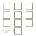 thumbnail image 4 of 10 Pieces Household Shop Portable Jewelry Box Jewelry Organizer Rings Bangles Bracelets Pendant Case Organizing Boxes Green Box 7x7x2cm, 4 of 8