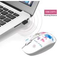 thumbnail image 4 of Ratón inalámbrico M101, bonitos ratones silenciosos para ordenador con receptor USB, ratón óptico inalámbrico de viaje de 2,4g, 1600 ppp, compatible con ordenador portátil, portátil, PC, Com, 4 of 5