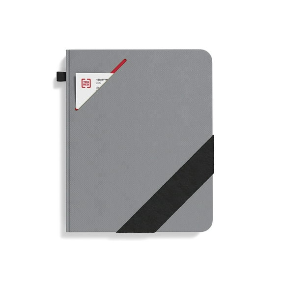 Staples TRU RED Large Starter Journal Gray TR58413